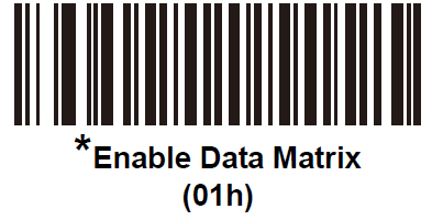 Motorola 掃描槍打開Data Matrix碼